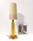 Honey Yellow Murano Glass Table Lamp Attributed to Gino Cenedese, Italy 2