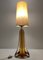 Honey Yellow Murano Glass Table Lamp Attributed to Gino Cenedese, Italy 4