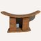 African Asante - Ashanti African Wabi Sabi Rustic Stool, Ghana 7