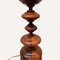 Brazilian Root Wood Turned Large Table Lamps, 1960s, Set of 2, Image 7