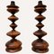 Brazilian Root Wood Turned Large Table Lamps, 1960s, Set of 2 9