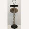 Glass & Brass Bonbonniere Portable Pedestal Side Table, 1960s 3