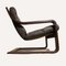 A Leather Lounge Poäng Chair by Noboru Nakamura for Ikea, 1970s 5