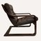 A Leather Lounge Poäng Chair by Noboru Nakamura for Ikea, 1970s, Image 6