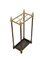 Victorian Ebonised Umbrella Stand in Brass 1