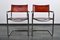 S34 Stühle aus dunkelbraunem Sattelleder von Mart Stam, 2er Set 3