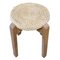 Tabouret Scandinave Mid-Century en Corde de Pin 1