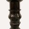 Vintage Black Natural Stone Marble Pedestal or Side Table, Image 2