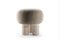 Pouf Hygge Boucle latte in travertino di Saccal Design House per Collector, Immagine 1