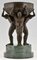 Sculpture Art Déco en Bronze avec Trois Hommes par Maurice Guiraud Rivière, 1930s 4