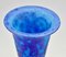 Art Deco French Azurette Blue Cameo Glass Vase 7
