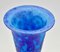 Vaso Art Déco in vetro azzurro con cammeo, Immagine 7