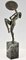 Art Déco Skulptur einer nackten Dolch-Tänzerin aus Bronze von Pierre Le Faguays, 1930er 4