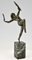 Art Deco Bronze Sculpture of a Nude Dagger Dancer by Pierre Le Faguays, 1930s 2