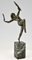 Sculpture Art Déco d'une Danseuse de Poignard Nue par Pierre Le Faguays, 1930s 2