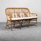 Sofá y sillas de bambú, años 70. Juego de 3, Imagen 2