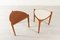 Vintage Danish Teak and Oak Table & Stool by Hans Olsen, 1950s, Set of 2, Image 2