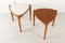 Vintage Danish Teak and Oak Table & Stool by Hans Olsen, 1950s, Set of 2, Image 3