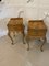 Vintage Figured Walnut Bedside Tables, 1920s, Set of 2 1