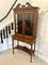 Antique Victorian Mahogany Inlaid Display Cabinet by Edwards & Roberts, London 2
