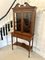 Antique Victorian Mahogany Inlaid Display Cabinet by Edwards & Roberts, London, Image 2