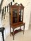 Antique Victorian Mahogany Inlaid Display Cabinet by Edwards & Roberts, London 5