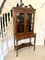 Antique Victorian Mahogany Inlaid Display Cabinet by Edwards & Roberts, London 3