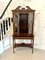 Antique Victorian Mahogany Inlaid Display Cabinet by Edwards & Roberts, London, Image 4