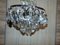 Vintage Nickel-Plated Brass Chandelier, 1970s 2