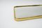 Large Brass Wall Mirror, 1950s, Image 4