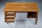 Small Mid-Century Danish Teak Desk, 1970s, Image 9