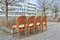 Scandinavian Dining Set in Pine from Glostrup Mobler, Set of 5, Image 10