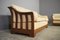 Wood Sofa & Armchairs from Mobil Girgi, 1970s, Set of 3, Image 7