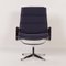 Blue Soft Pad Armchair by Charles & Ray Eames, 1970s 3