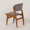 Vintage Danish Grey Dining Chairs, 1960s, Set of 4 8