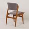 Vintage Danish Grey Dining Chairs, 1960s, Set of 4 9