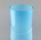 Large Vase in Light Blue Mouth Blown Art Glass by Per-Olof Ström for Alsterfors, Image 3