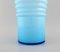 Large Vase in Light Blue Mouth Blown Art Glass by Per-Olof Ström for Alsterfors 5
