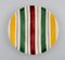 French Plates in Glazed Faience with Striped Decoration, Set of 10 2