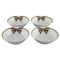 French Christian Dior Spring Bowls in Porcelain, Set of 4, Image 1
