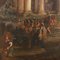 Neapolitan School Artist, Architectural Capriccio with Figures, 18th Century, Oil on Canvas, Framed, Image 7