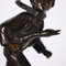 Junge mit Schwan Figur aus Bronze 4