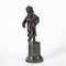 Junge mit Schwan Figur aus Bronze 7