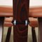 Chair in Wood with Red-Bordeaux Leather Padding, Image 8