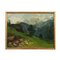 Giuseppe Gaudenzi, Landschaft, Öl auf Leinwand, gerahmt 1