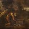 Artista italiano, Paisaje con pescadores en el río, siglo XVIII, óleo sobre lienzo, enmarcado, Imagen 4