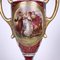 Polychrome Porcelain & Gold Lidded Vases, Set of 2, Image 4