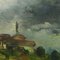 Giuseppe Gaudenzi, paisaje, principios del siglo XX, óleo sobre lienzo, enmarcado, Imagen 4