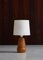 Table Lamp in Turned Beechwood Scandinavian Modern, Denmark, 1950s, Image 2