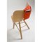 Natural Oak Tria Wood 3 Legs Chair by Colé Italia, Set of 4 5